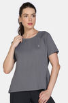 Zelocity Quick Dry Relaxed Top - Steel Grey — thumbnail 1